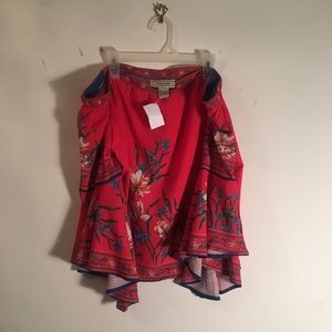 Flying Tomato off the shoulder top